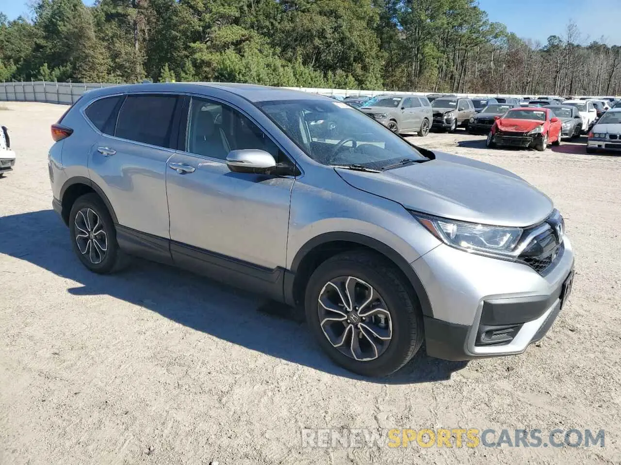 4 fotografías del automóvil dañado 2HKRW2H53LH690805 HONDA CRV 2020
