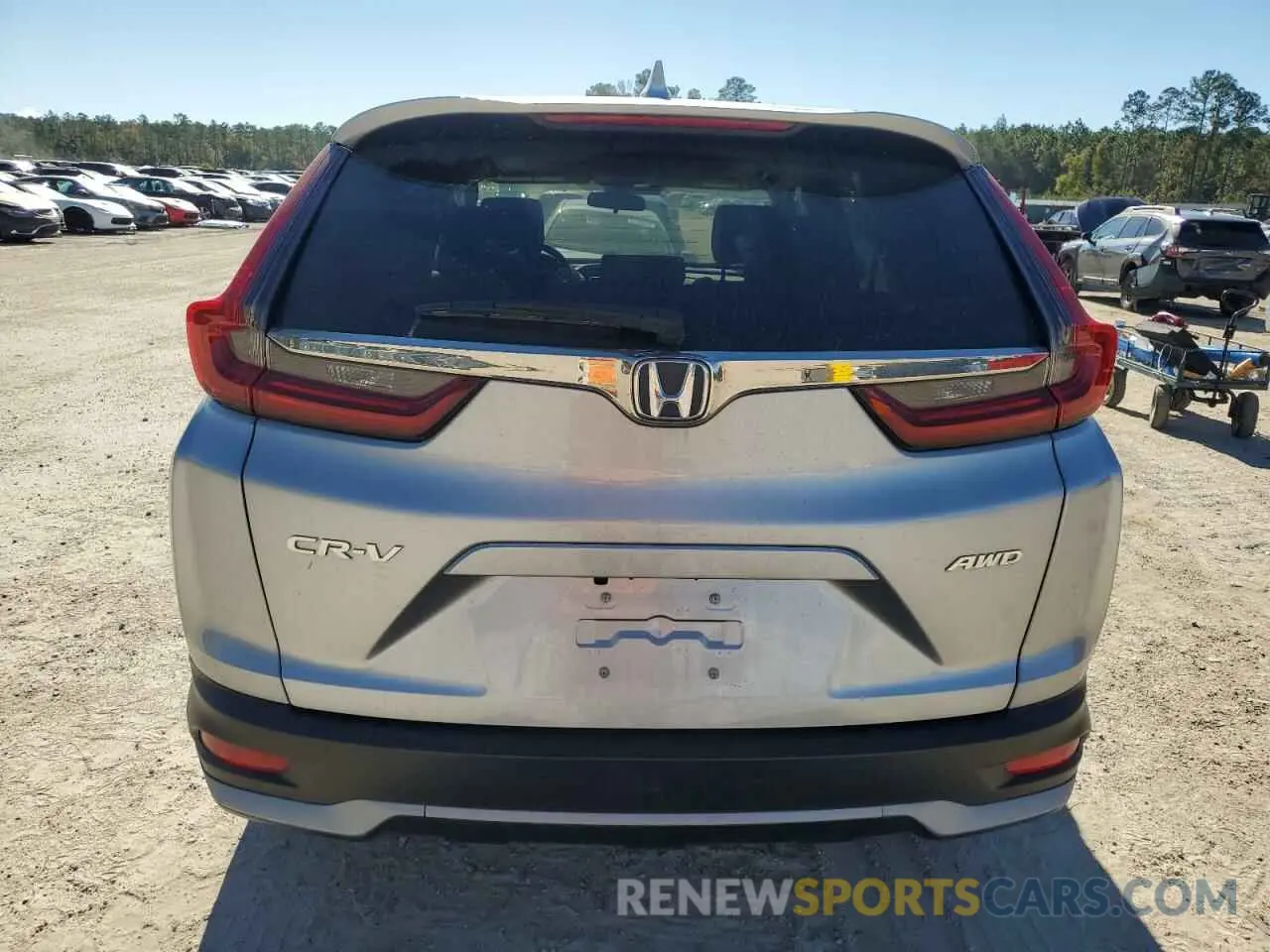6 fotografías del automóvil dañado 2HKRW2H53LH690805 HONDA CRV 2020