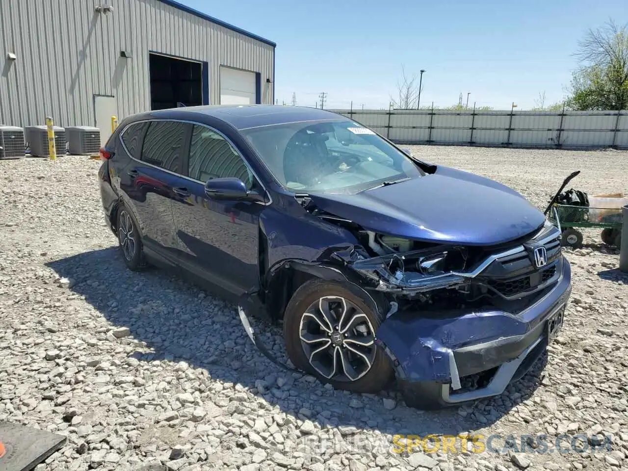 4 fotografías del automóvil dañado 2HKRW2H55LH667445 HONDA CRV 2020