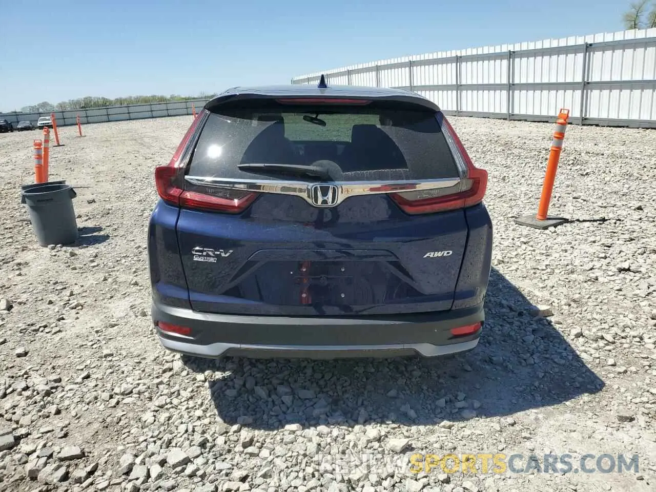 6 fotografías del automóvil dañado 2HKRW2H55LH667445 HONDA CRV 2020