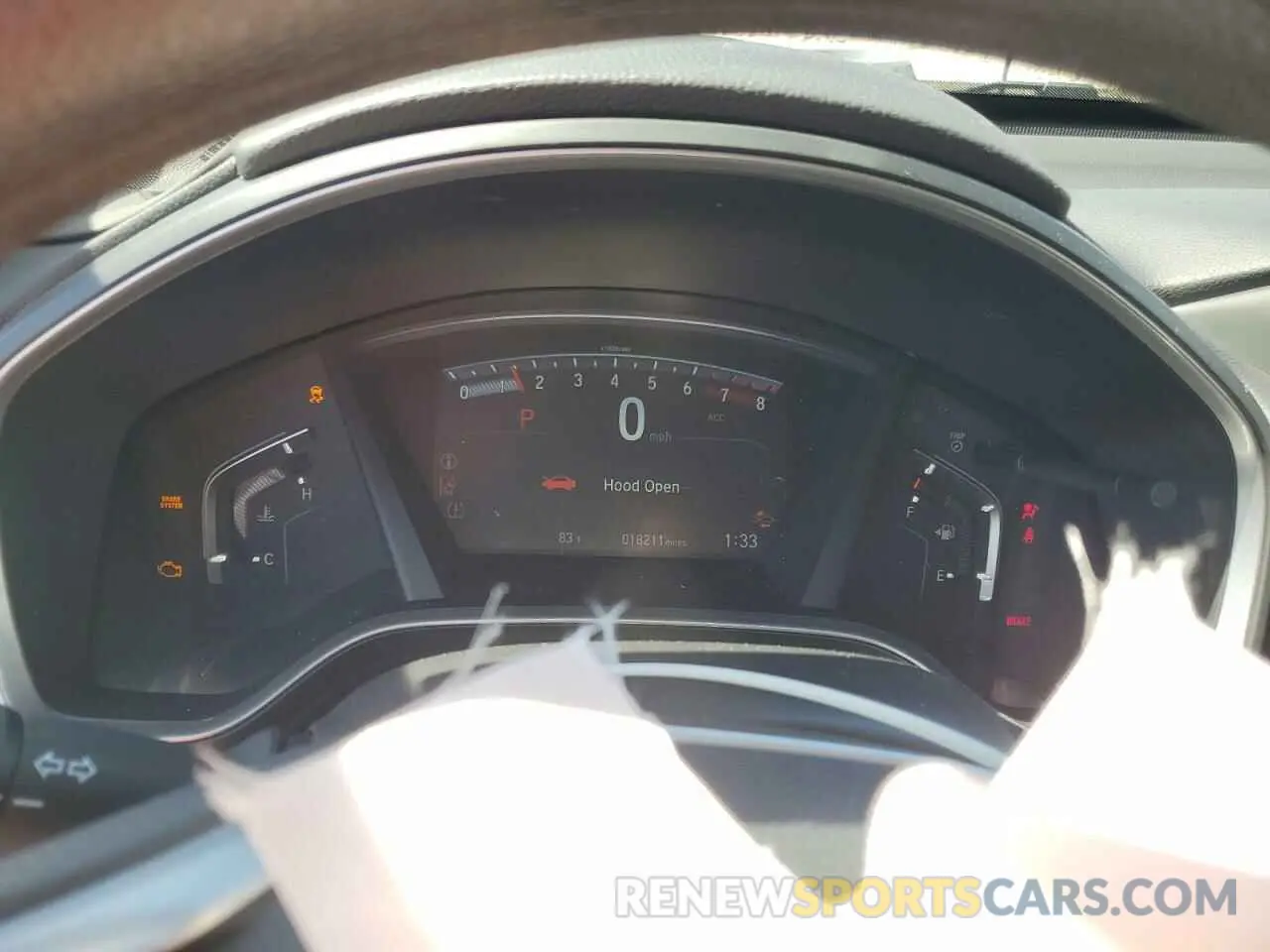 9 fotografías del automóvil dañado 2HKRW2H55LH667445 HONDA CRV 2020