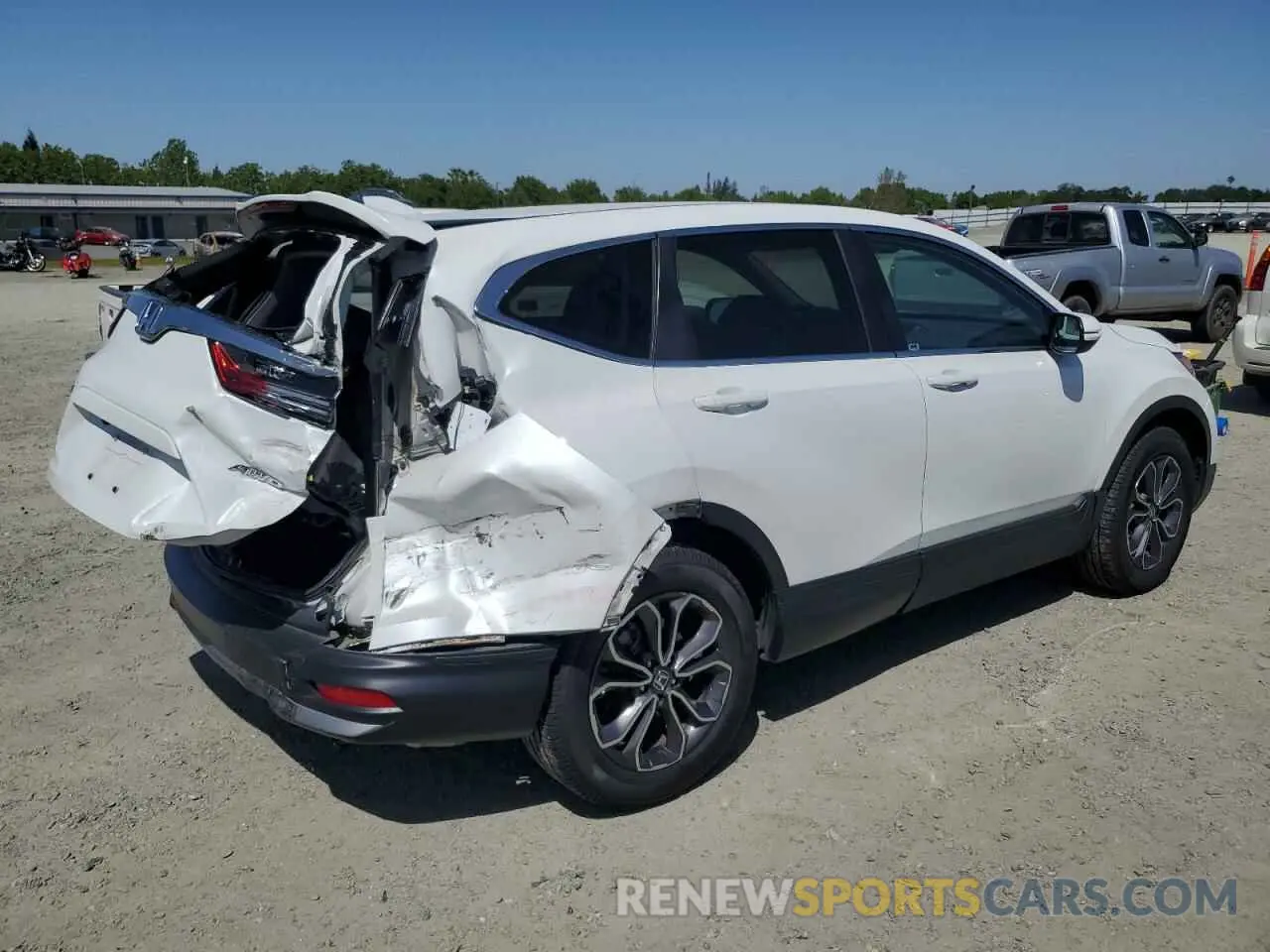 3 fotografías del automóvil dañado 2HKRW2H55LH689235 HONDA CRV 2020