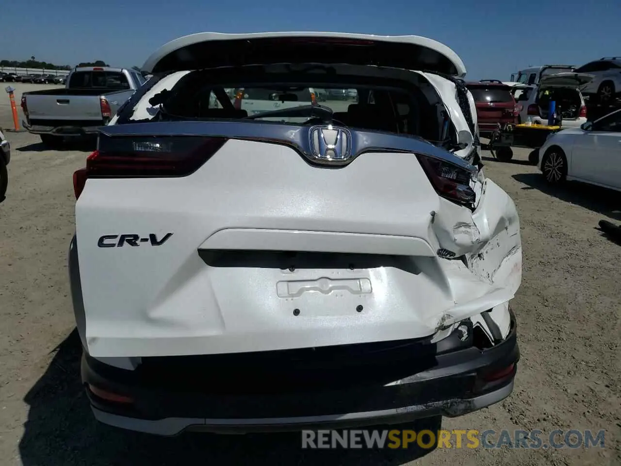 6 fotografías del automóvil dañado 2HKRW2H55LH689235 HONDA CRV 2020