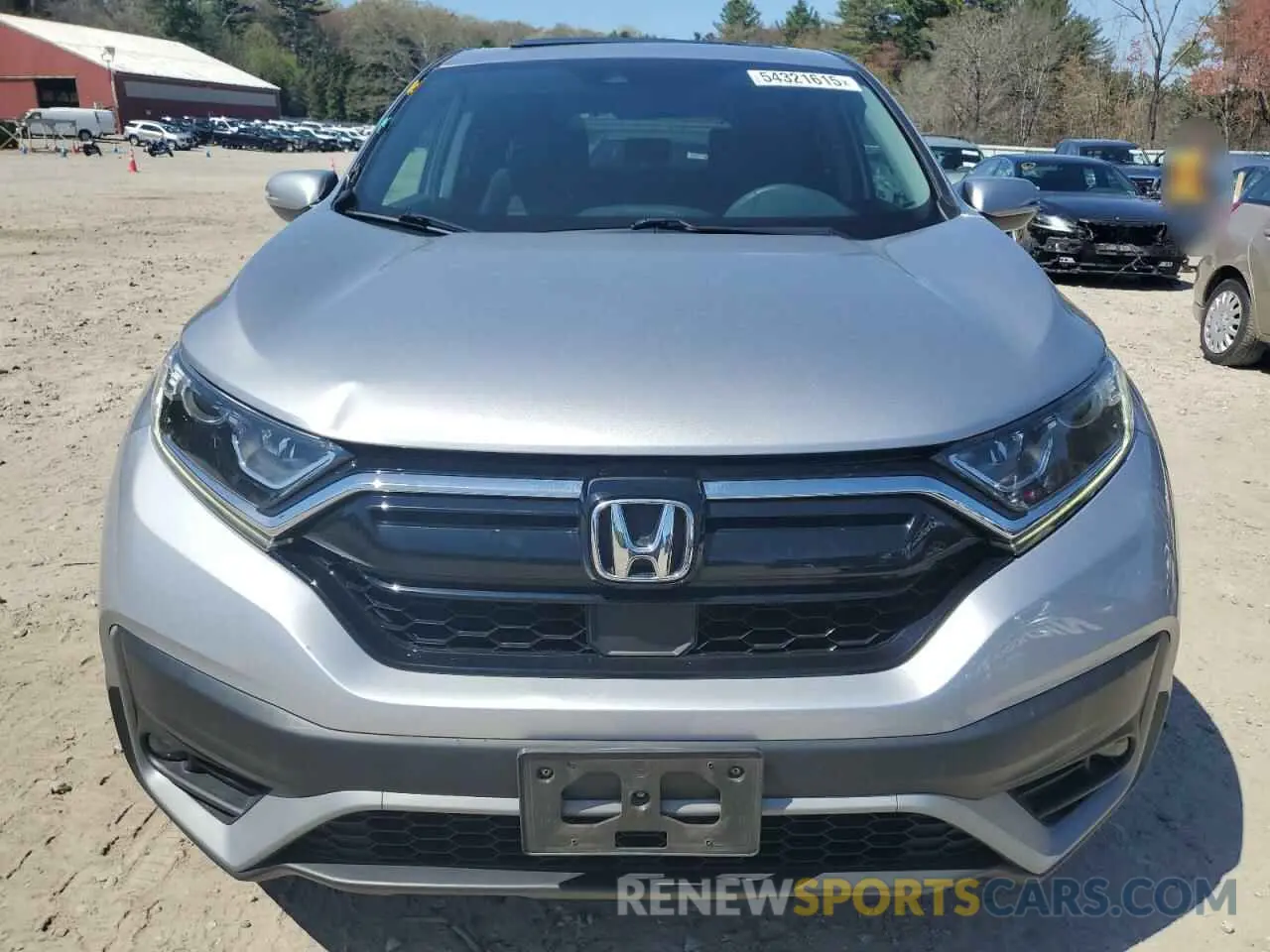 5 fotografías del automóvil dañado 2HKRW2H56LH621512 HONDA CRV 2020