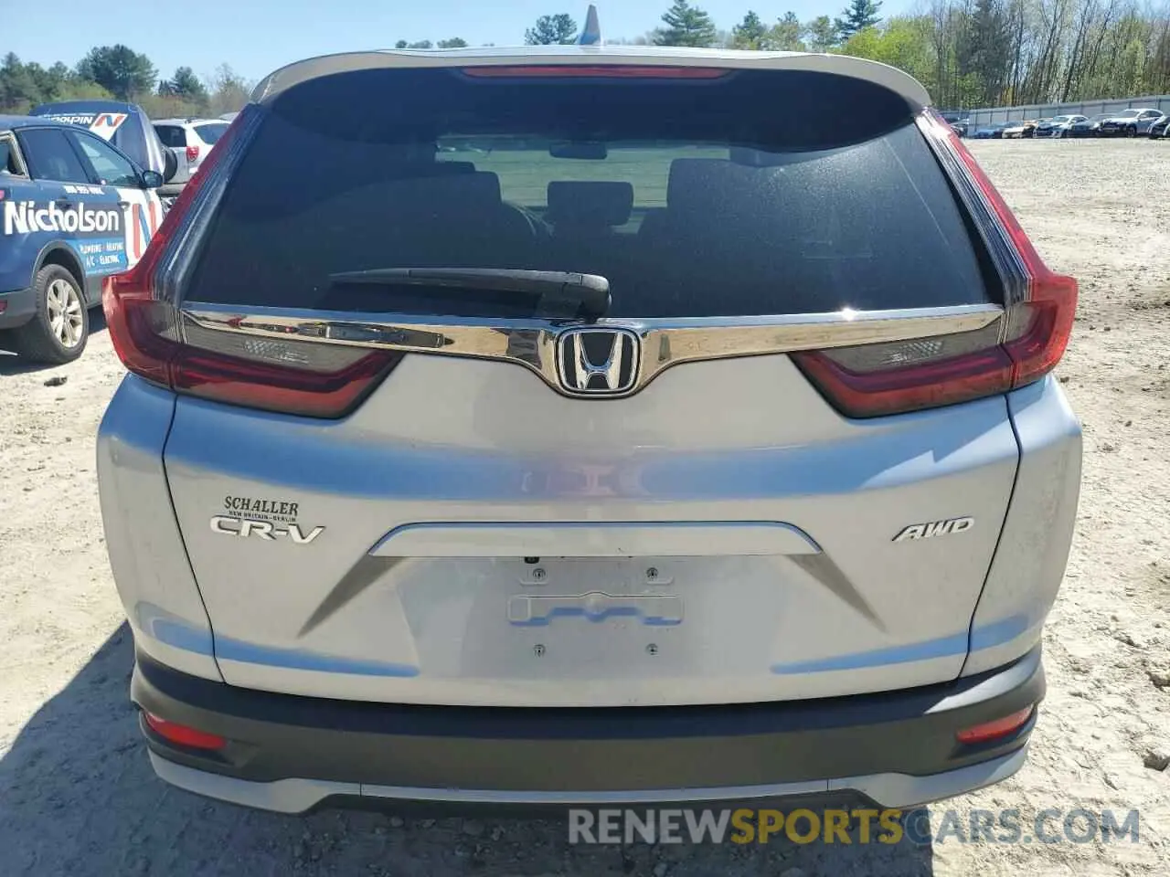 6 fotografías del automóvil dañado 2HKRW2H56LH621512 HONDA CRV 2020