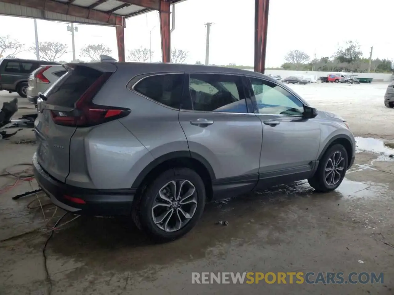 3 fotografías del automóvil dañado 2HKRW2H57LH656897 HONDA CRV 2020