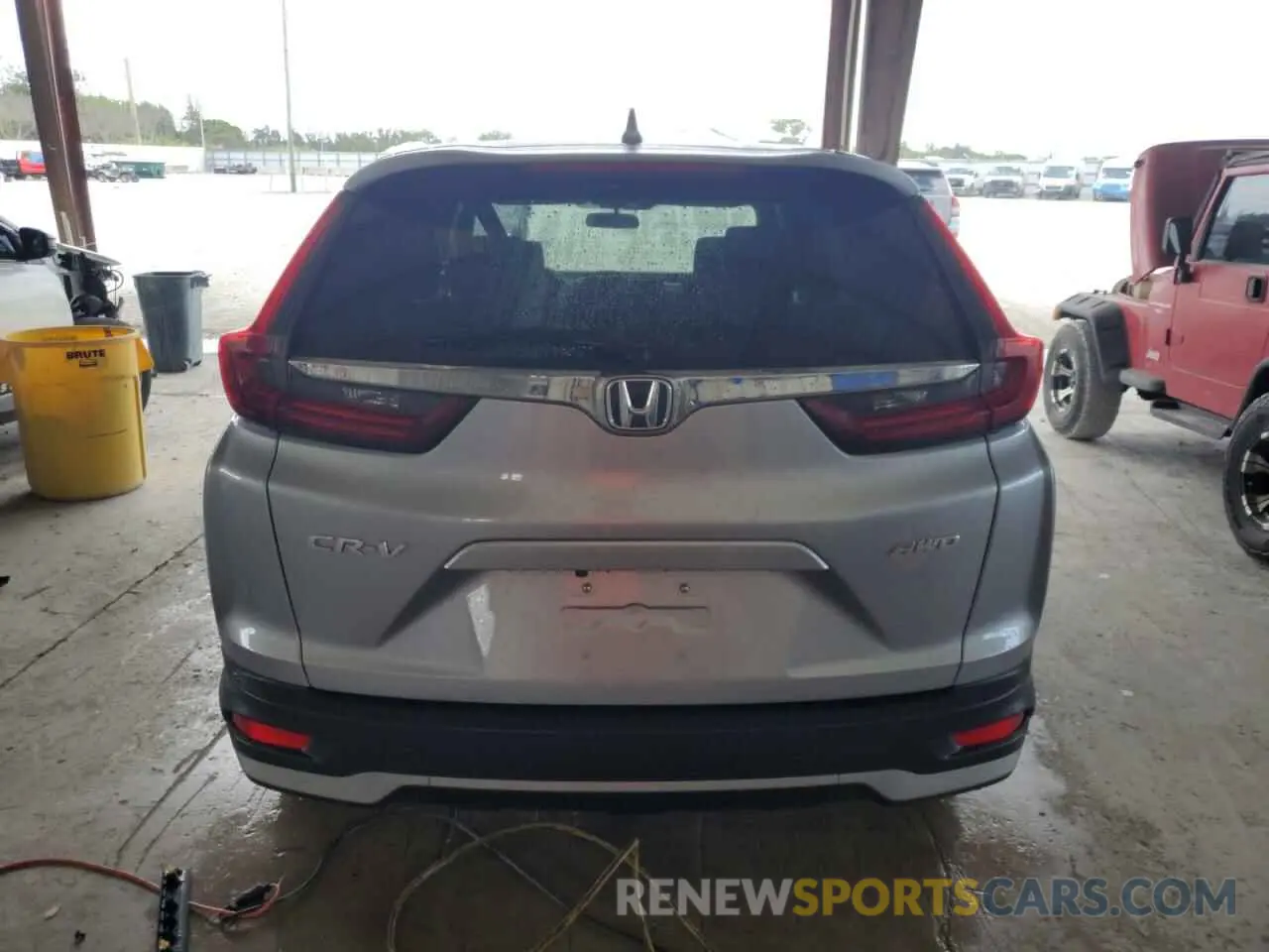 6 fotografías del automóvil dañado 2HKRW2H57LH656897 HONDA CRV 2020