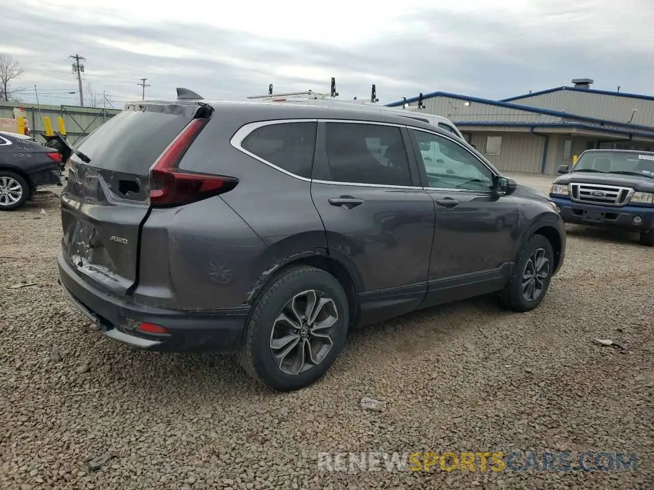 3 fotografías del automóvil dañado 2HKRW2H58LH681033 HONDA CRV 2020