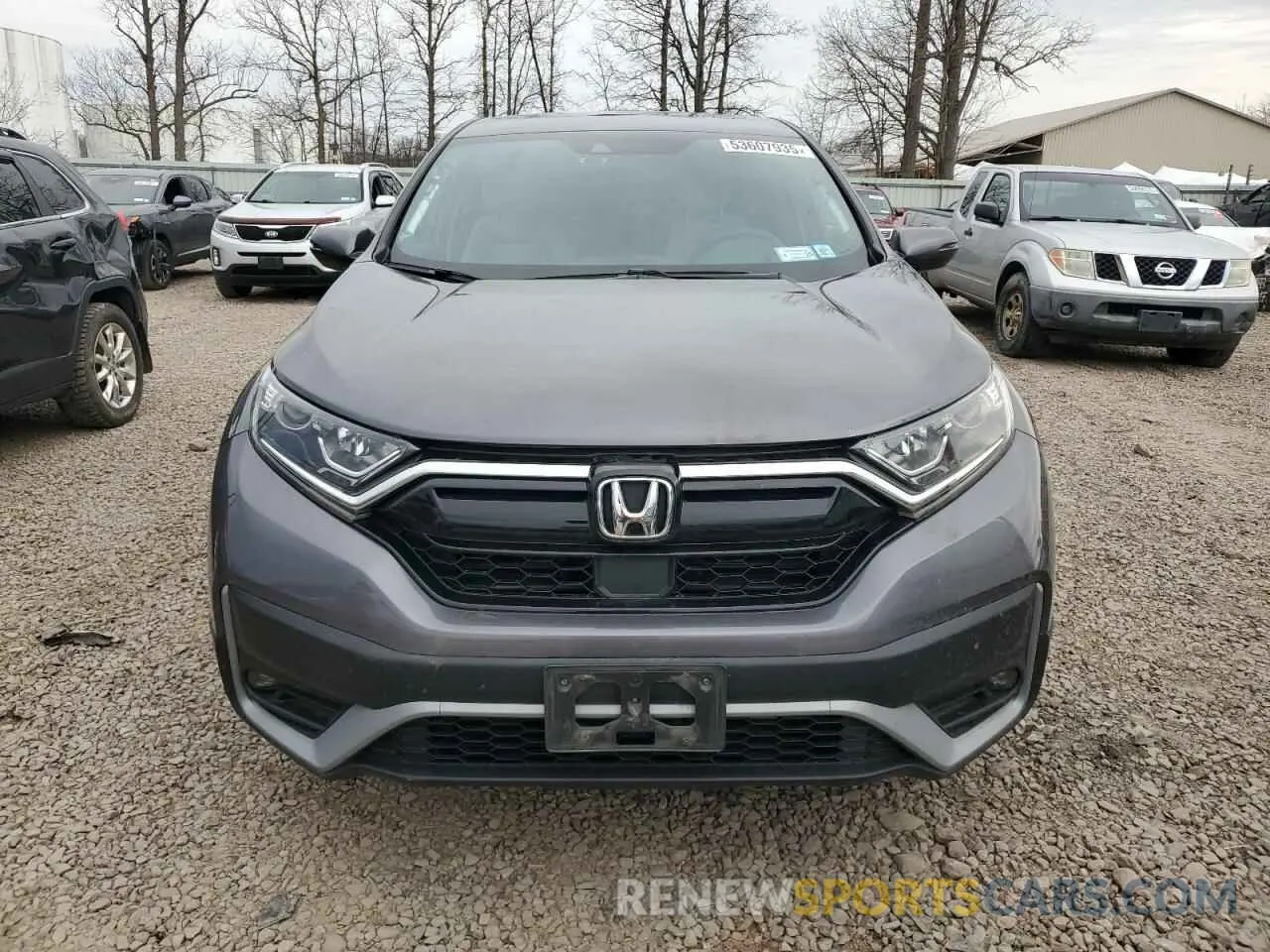 5 fotografías del automóvil dañado 2HKRW2H58LH681033 HONDA CRV 2020
