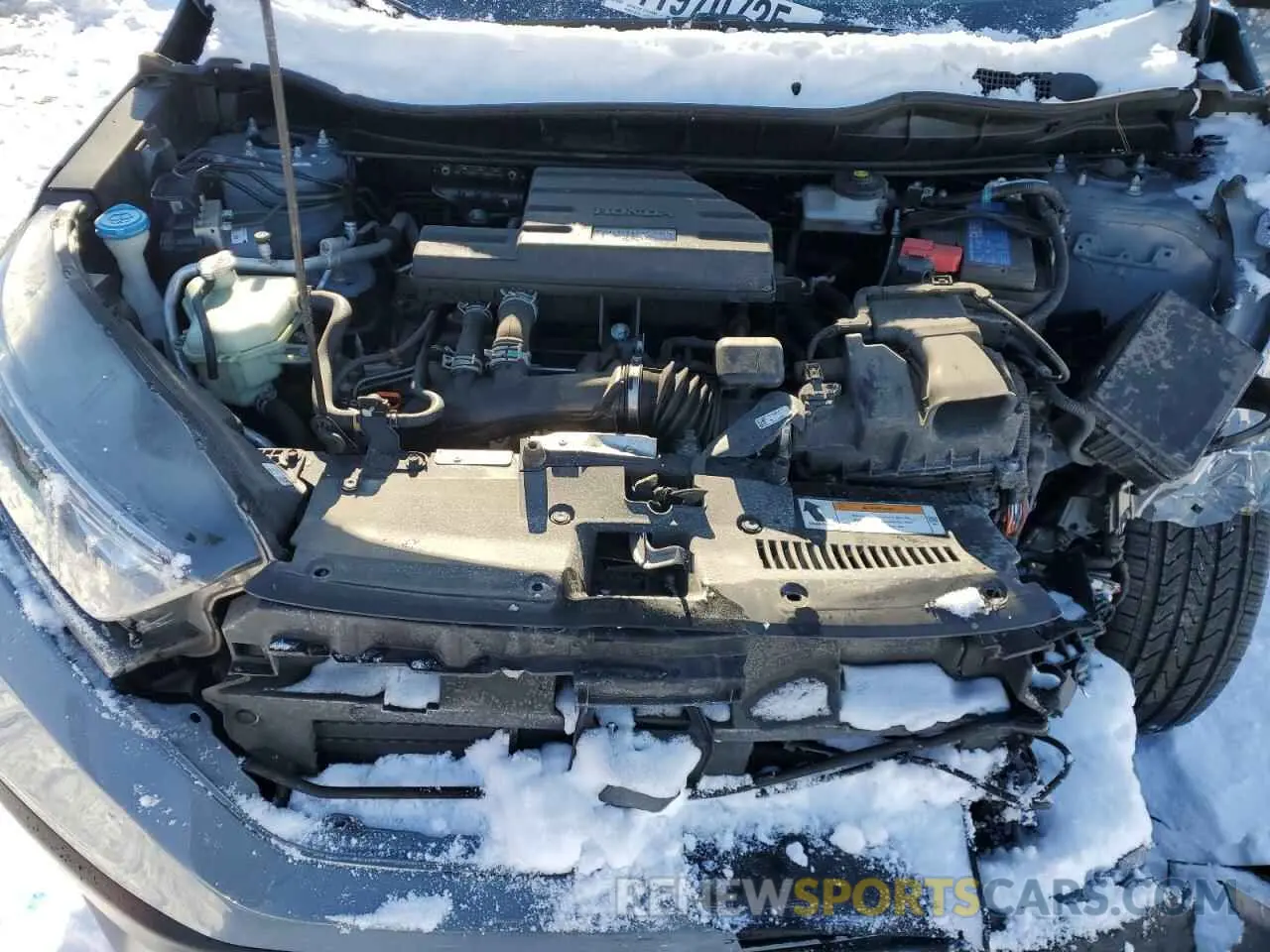12 fotografías del automóvil dañado 2HKRW2H59LH616966 HONDA CRV 2020