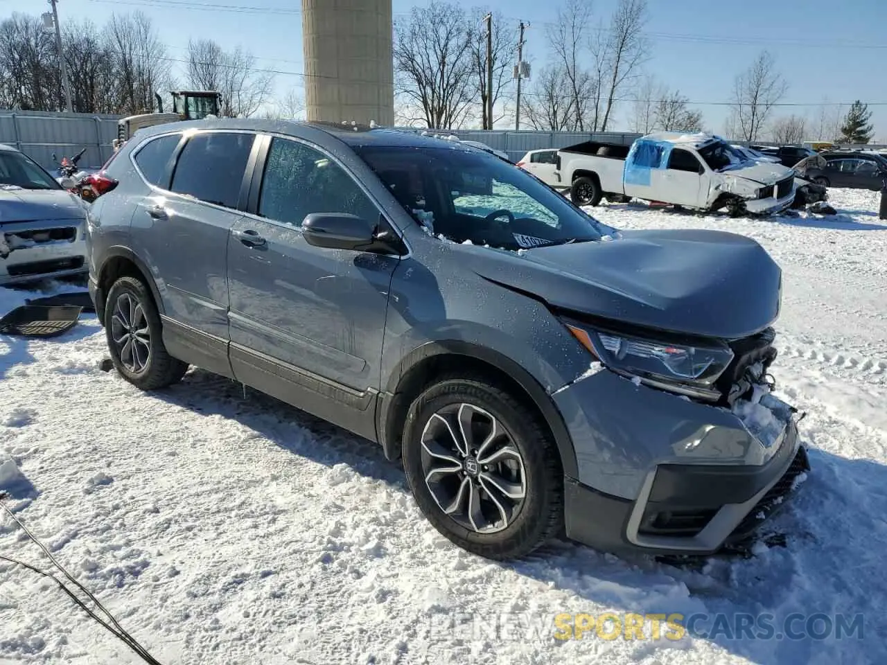 4 fotografías del automóvil dañado 2HKRW2H59LH616966 HONDA CRV 2020