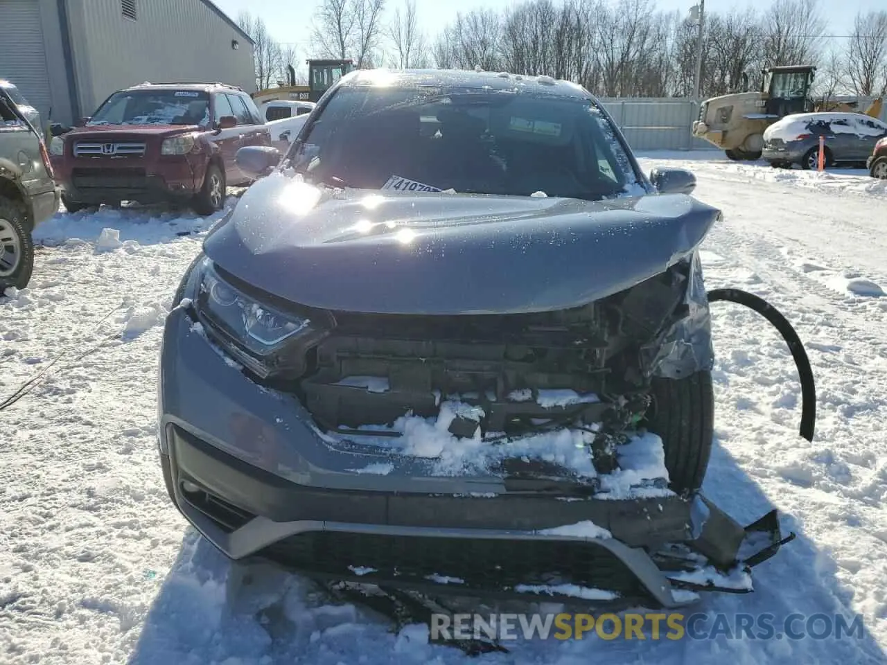 5 fotografías del automóvil dañado 2HKRW2H59LH616966 HONDA CRV 2020