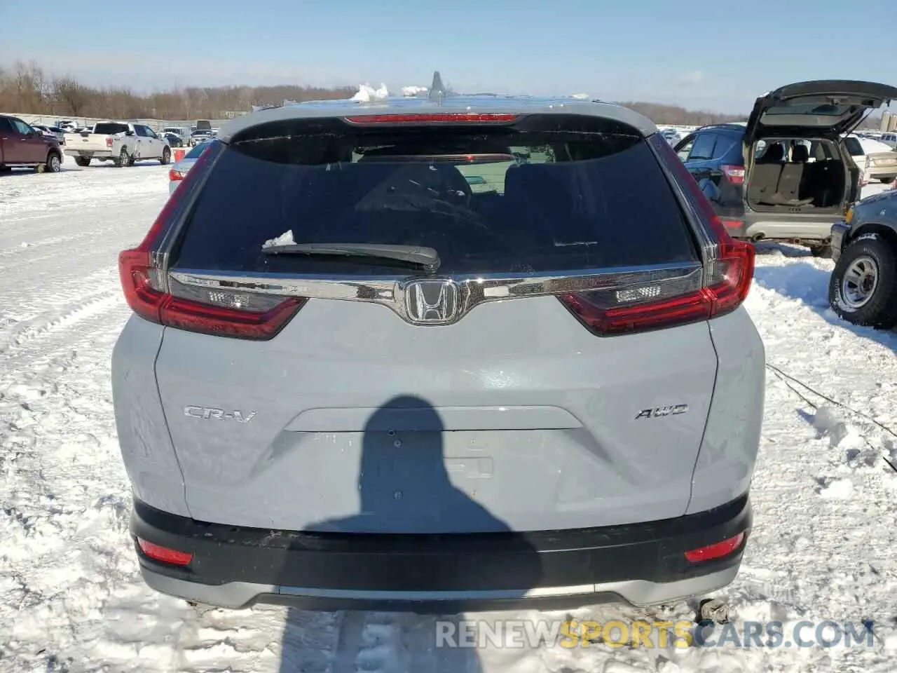 6 fotografías del automóvil dañado 2HKRW2H59LH616966 HONDA CRV 2020
