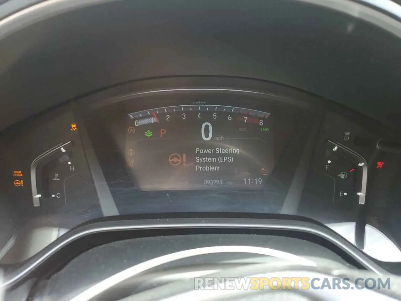 9 fotografías del automóvil dañado 2HKRW2H59LH673264 HONDA CRV 2020