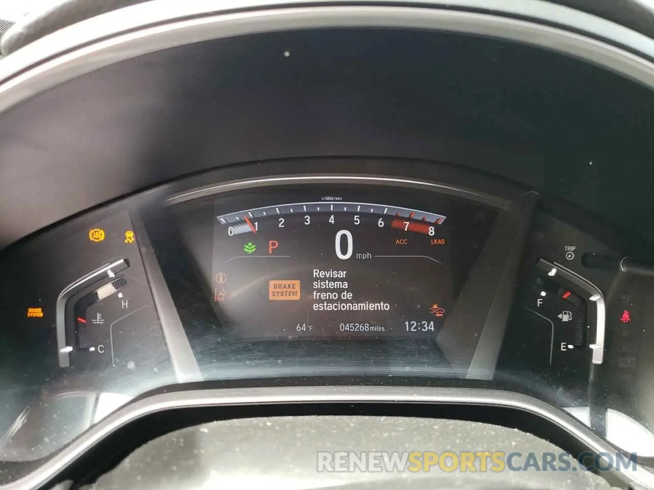 9 fotografías del automóvil dañado 2HKRW2H5XLH638801 HONDA CRV 2020