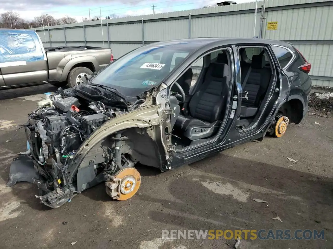 1 fotografías del automóvil dañado 2HKRW2H5XLH641570 HONDA CRV 2020