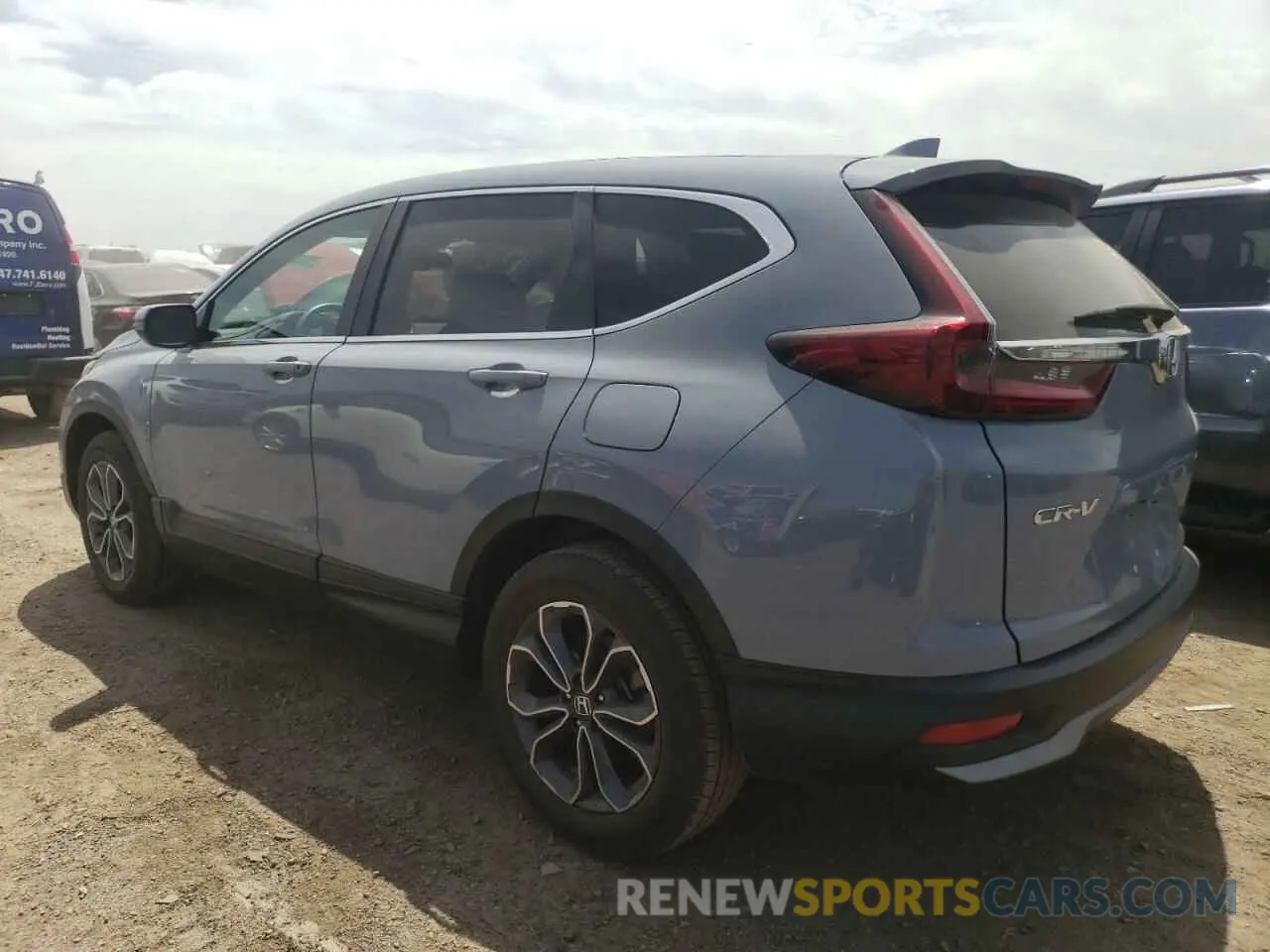 2 fotografías del automóvil dañado 2HKRW2H80LH670103 HONDA CRV 2020