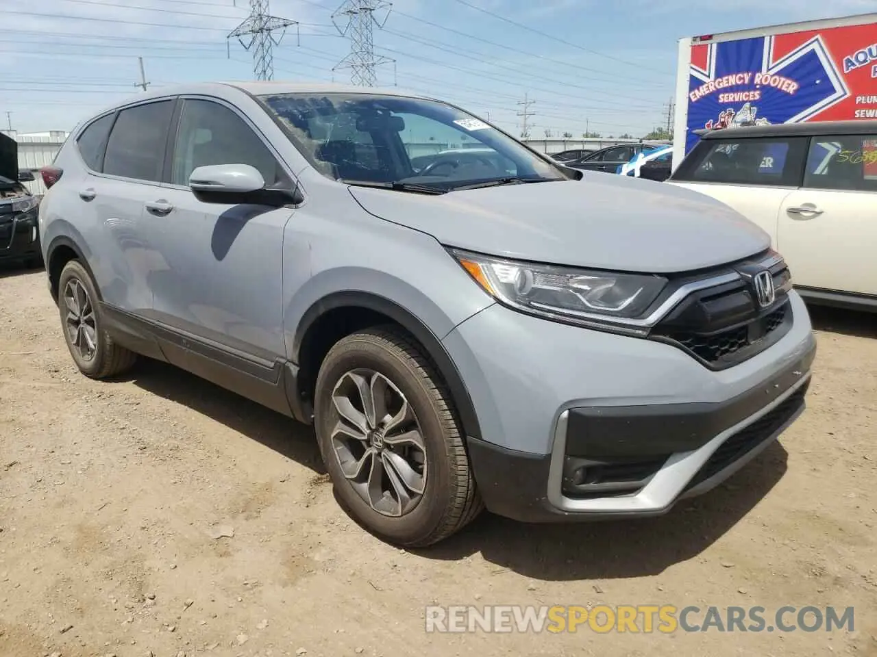 4 fotografías del automóvil dañado 2HKRW2H80LH670103 HONDA CRV 2020