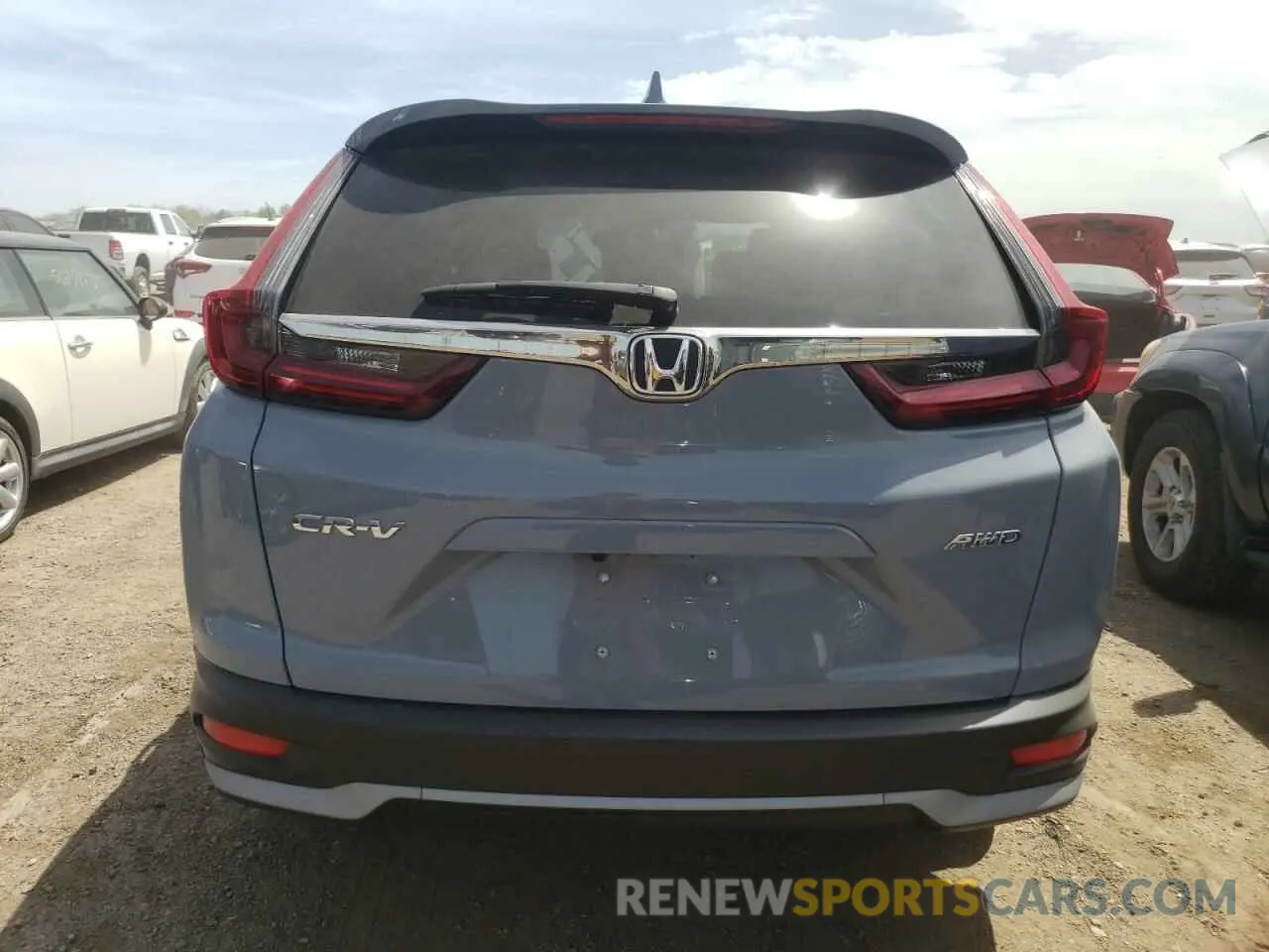 6 fotografías del automóvil dañado 2HKRW2H80LH670103 HONDA CRV 2020