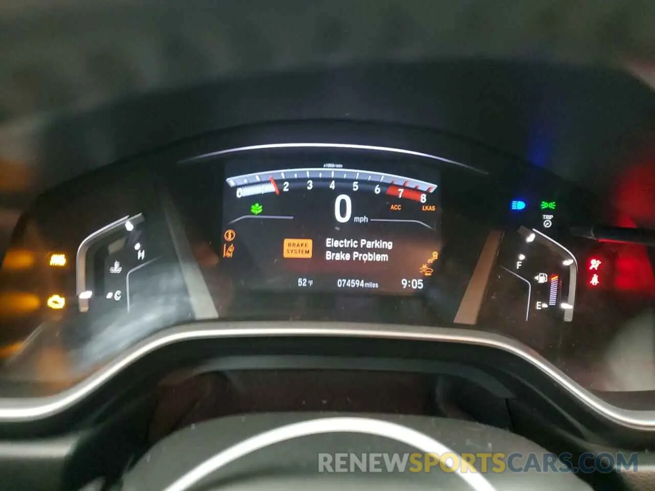 9 fotografías del automóvil dañado 2HKRW2H80LH677066 HONDA CRV 2020