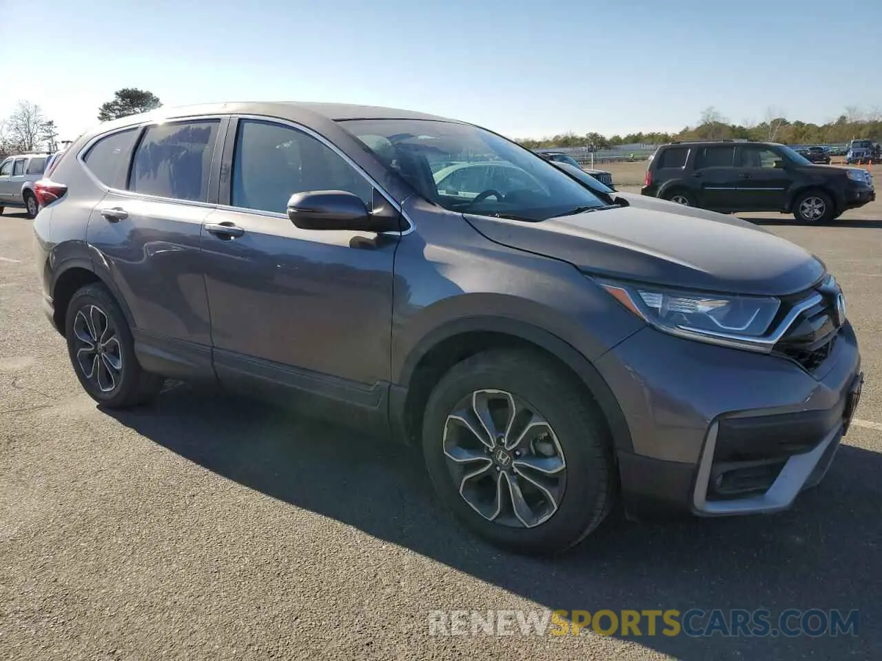 4 fotografías del automóvil dañado 2HKRW2H82LH700833 HONDA CRV 2020