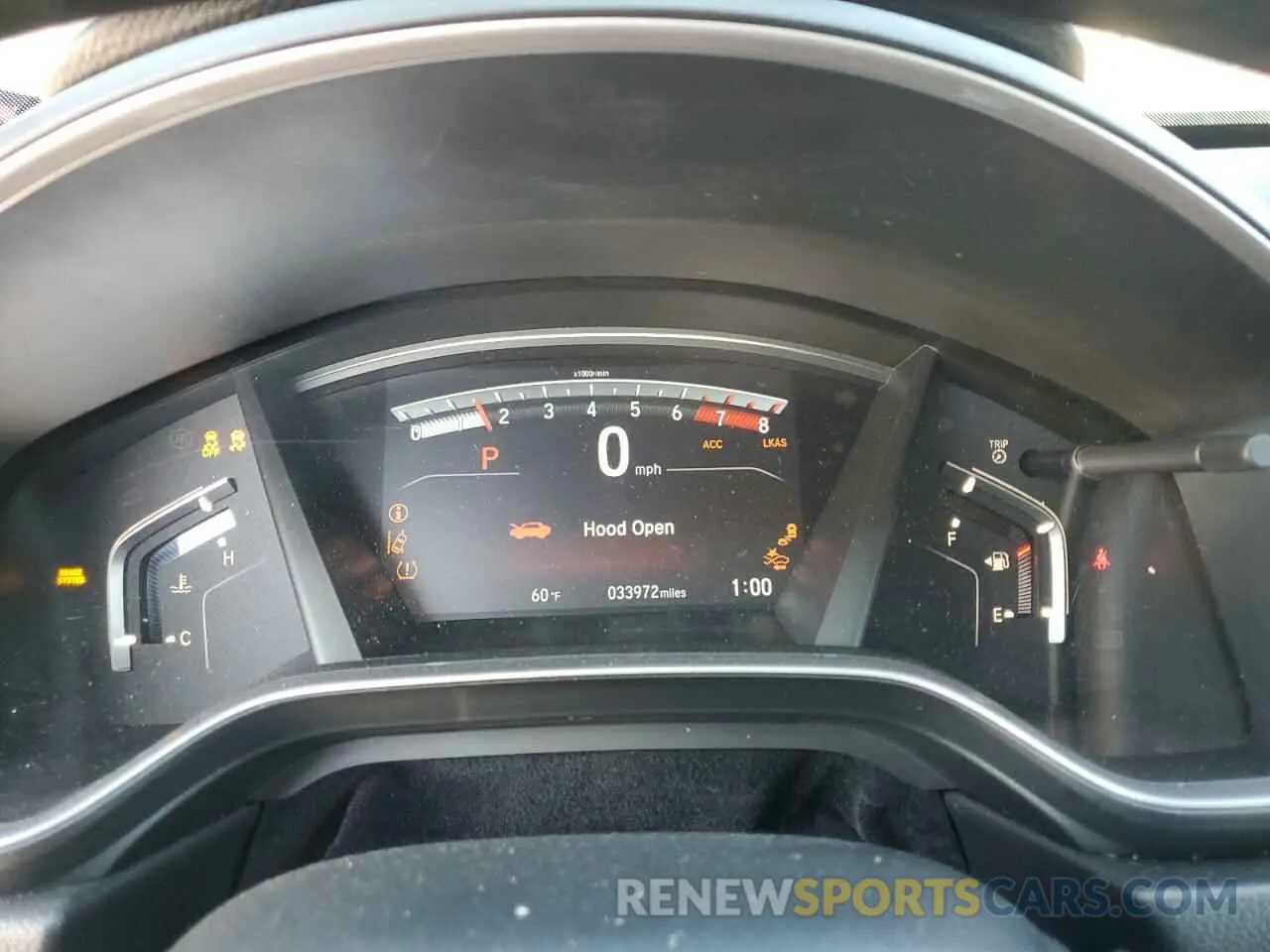 9 fotografías del automóvil dañado 2HKRW2H82LH700833 HONDA CRV 2020