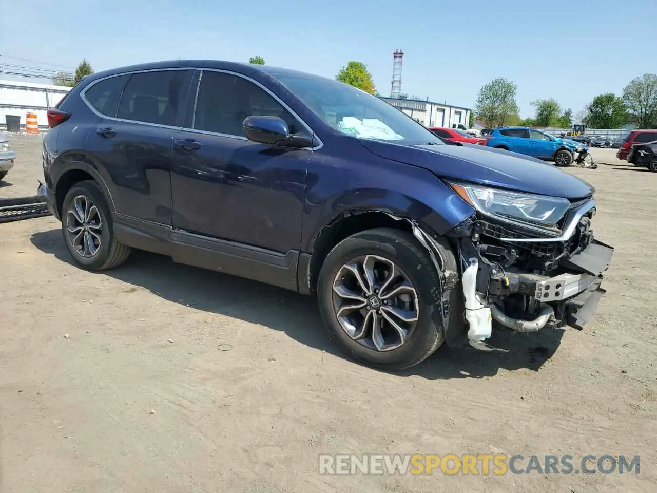 4 fotografías del automóvil dañado 2HKRW2H83LH615323 HONDA CRV 2020