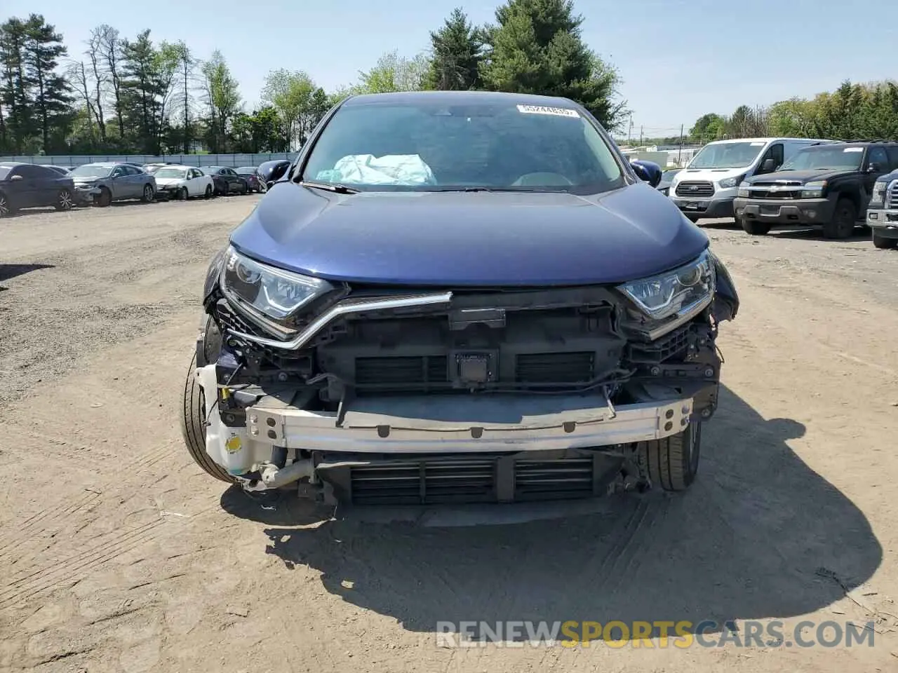 5 fotografías del automóvil dañado 2HKRW2H83LH615323 HONDA CRV 2020