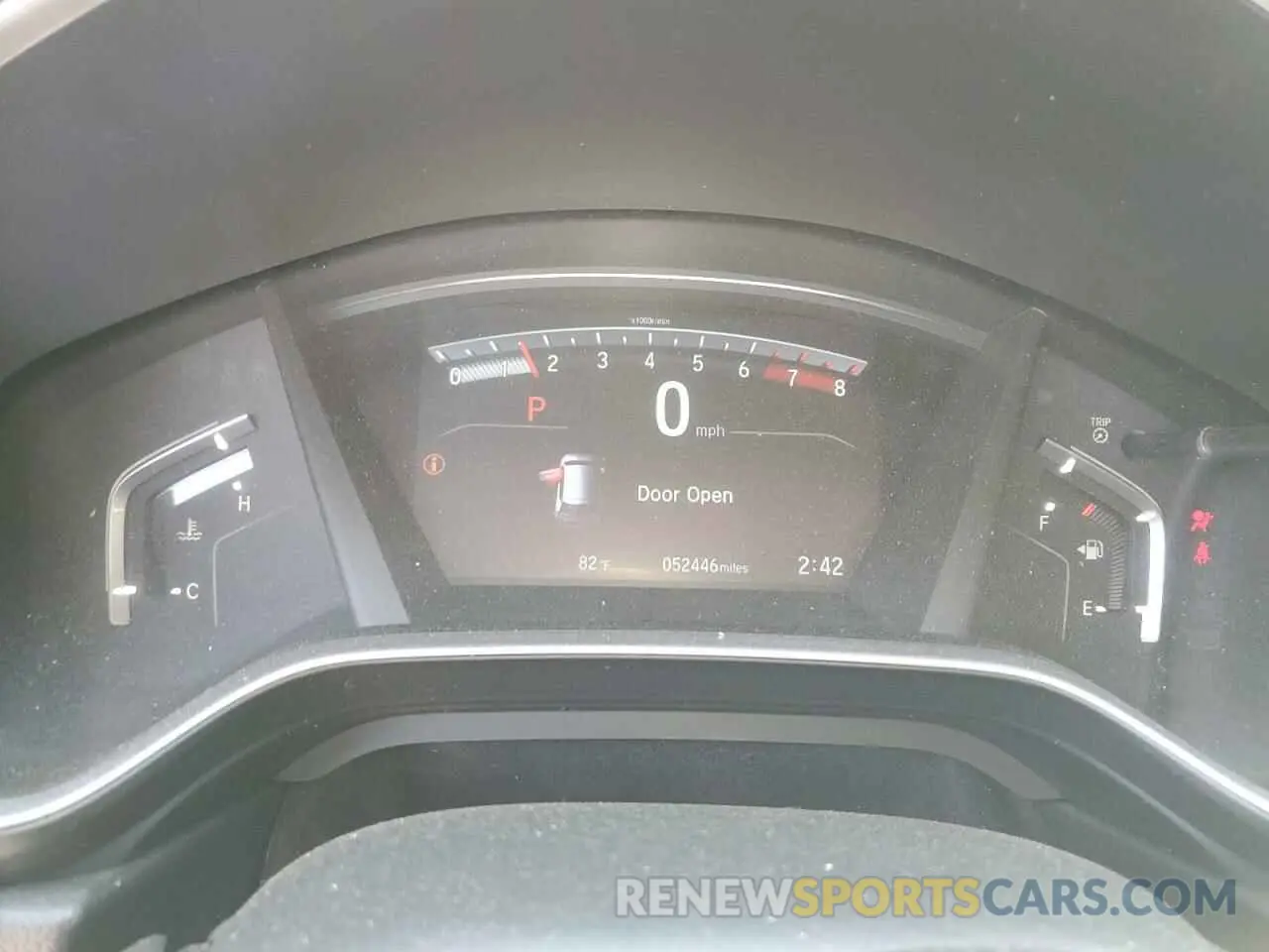 9 fotografías del automóvil dañado 2HKRW2H83LH615323 HONDA CRV 2020
