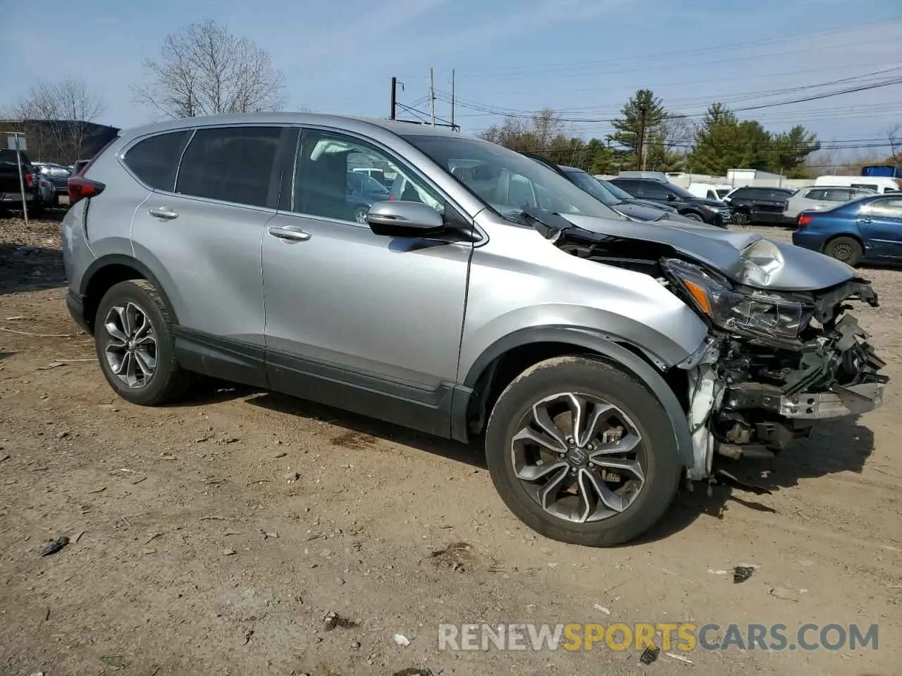 4 fotografías del automóvil dañado 2HKRW2H83LH685226 HONDA CRV 2020