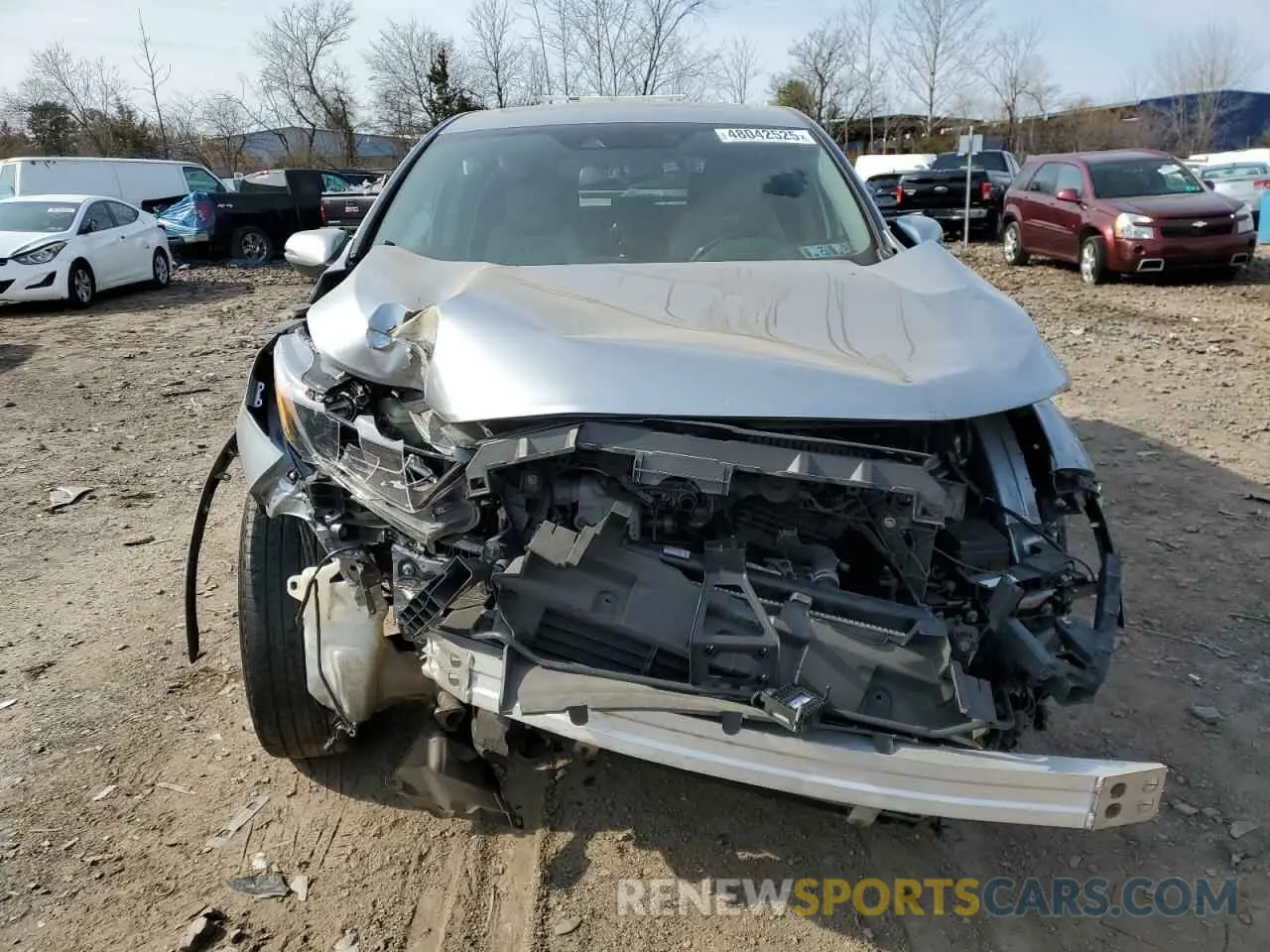 5 fotografías del automóvil dañado 2HKRW2H83LH685226 HONDA CRV 2020