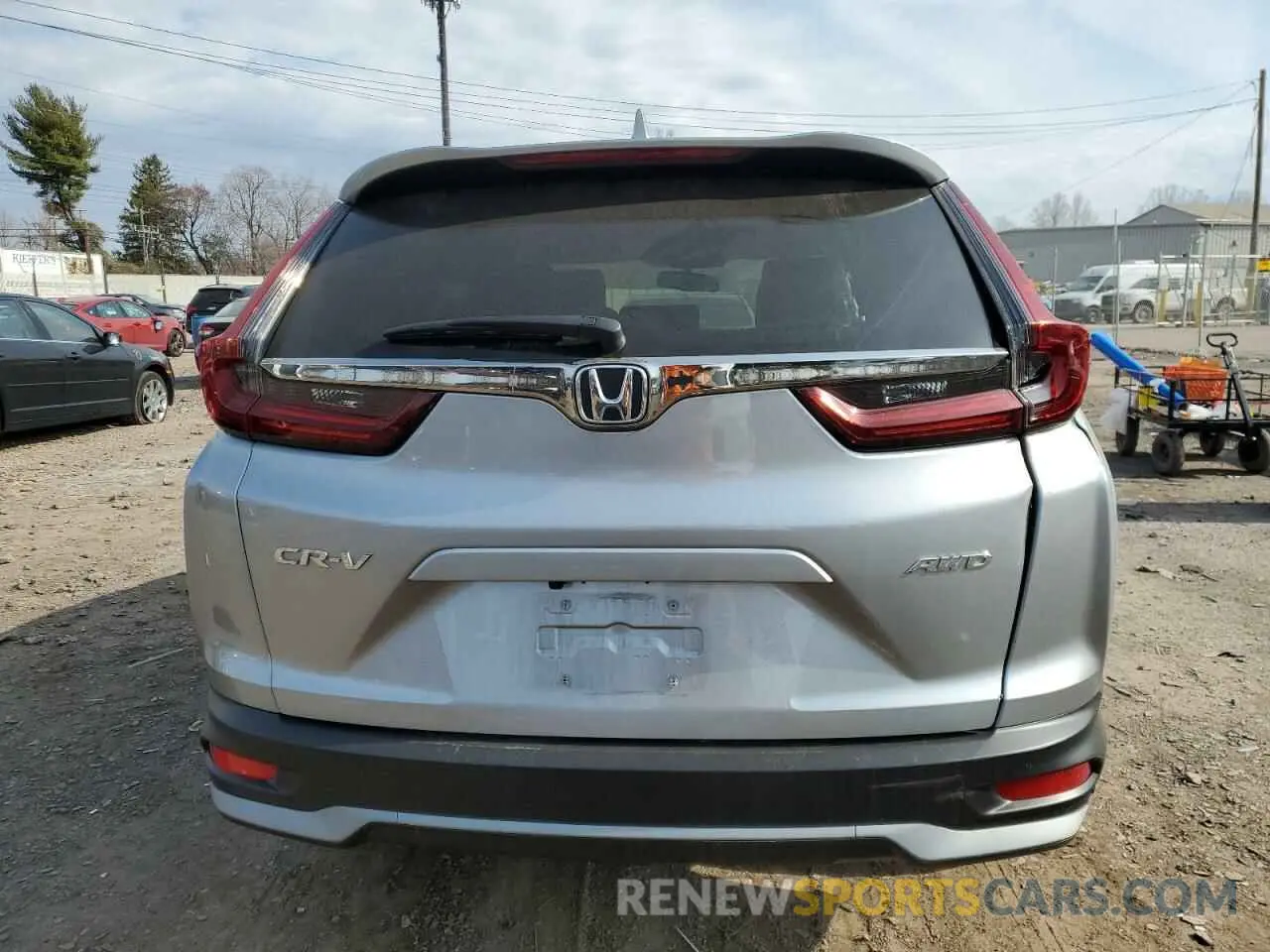 6 fotografías del automóvil dañado 2HKRW2H83LH685226 HONDA CRV 2020