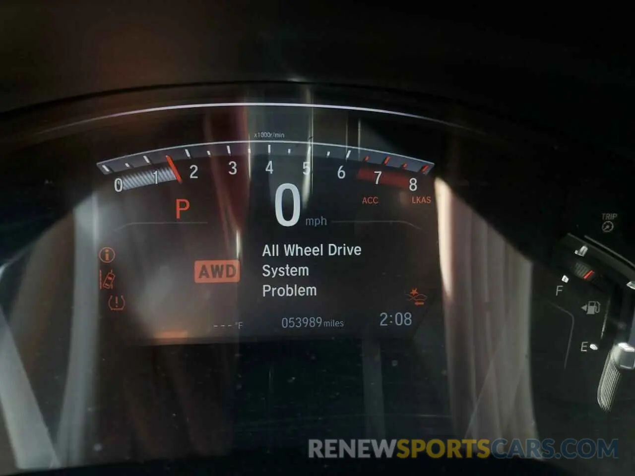 9 fotografías del automóvil dañado 2HKRW2H83LH685226 HONDA CRV 2020