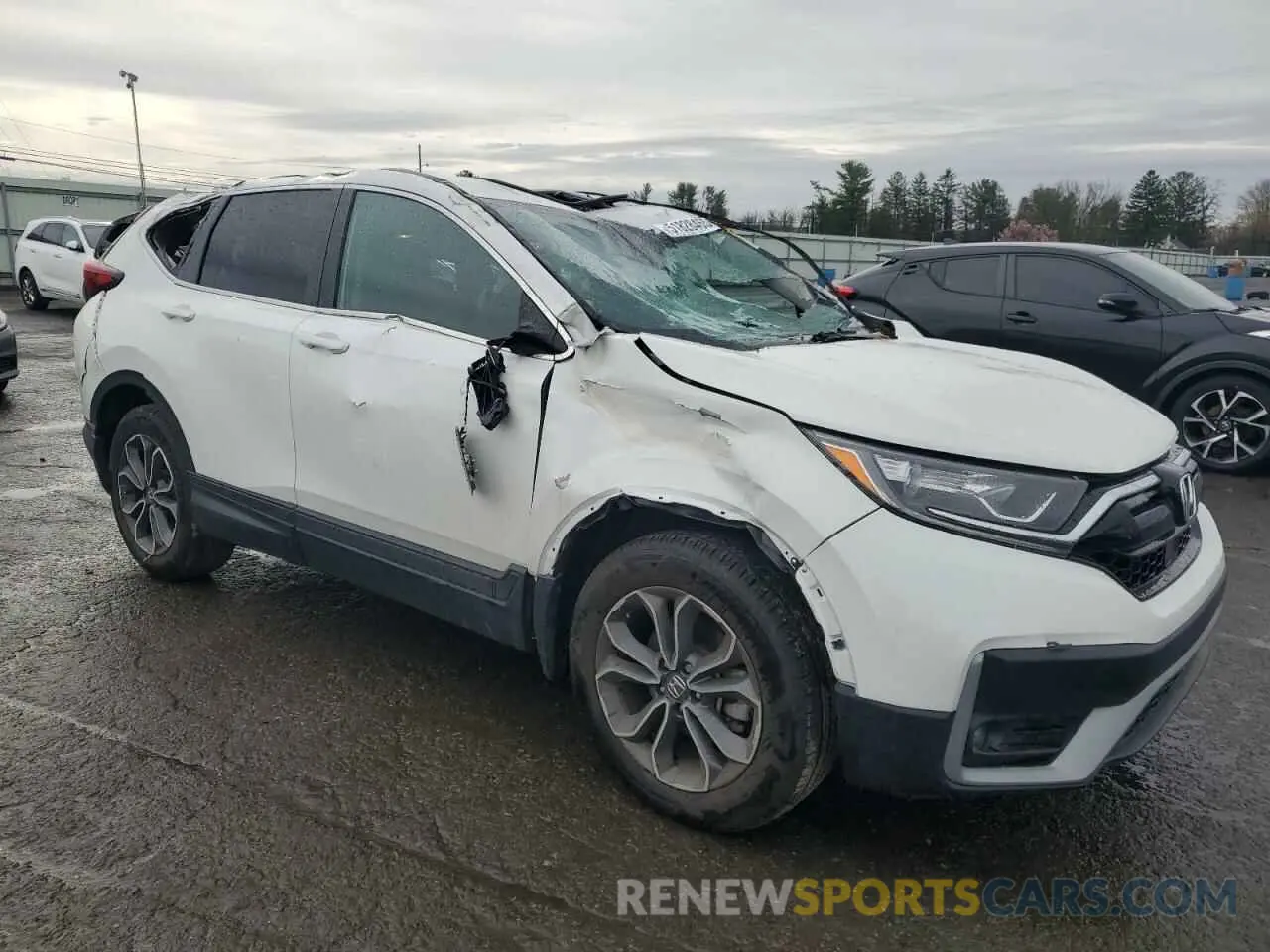 4 fotografías del automóvil dañado 2HKRW2H83LH693293 HONDA CRV 2020