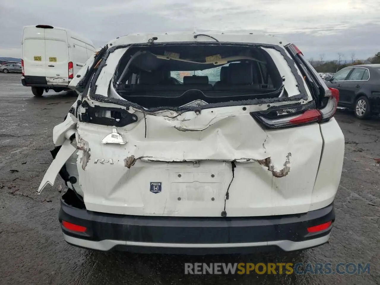 6 fotografías del automóvil dañado 2HKRW2H83LH693293 HONDA CRV 2020