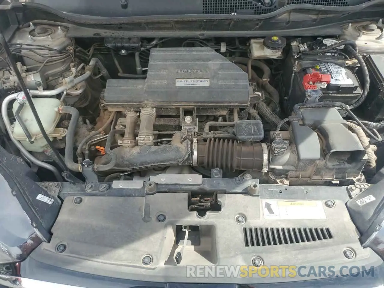 12 fotografías del automóvil dañado 2HKRW2H86LH687343 HONDA CRV 2020