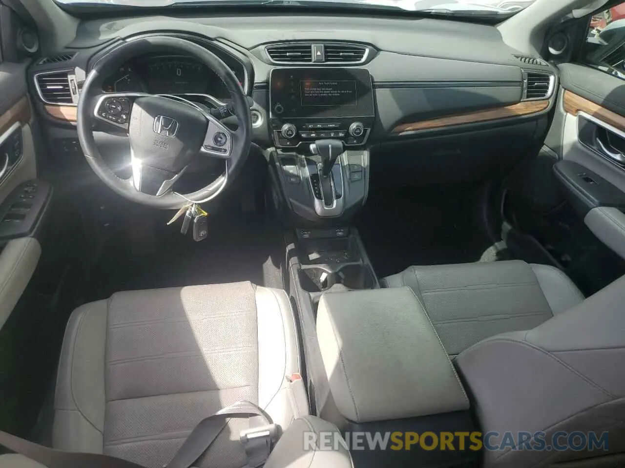 8 fotografías del automóvil dañado 2HKRW2H86LH687343 HONDA CRV 2020