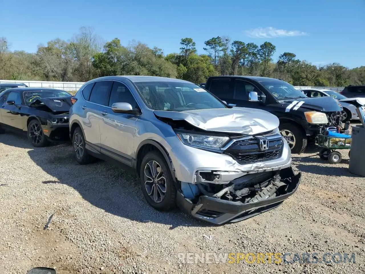 4 fotografías del automóvil dañado 2HKRW2H88LH685190 HONDA CRV 2020