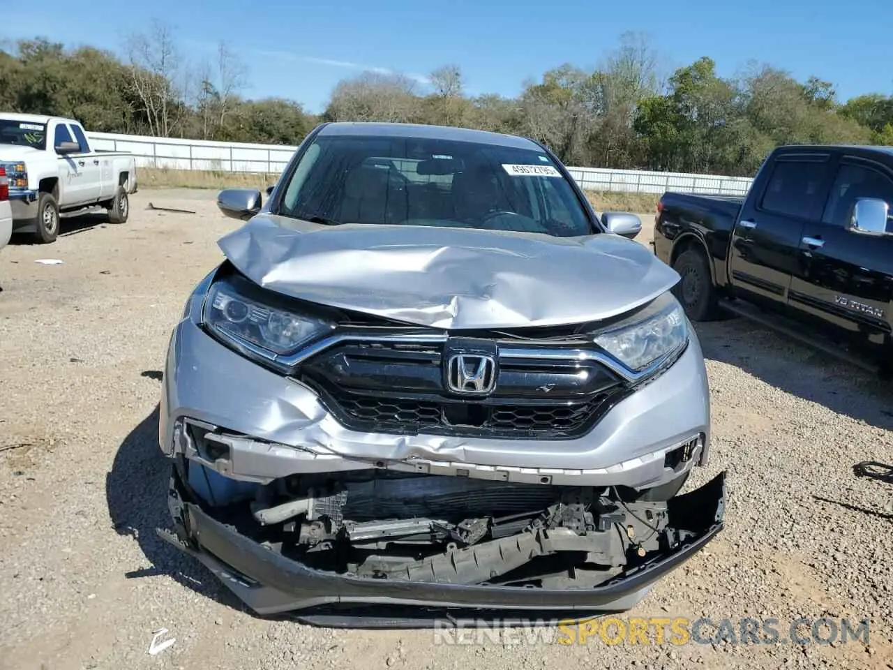 5 fotografías del automóvil dañado 2HKRW2H88LH685190 HONDA CRV 2020