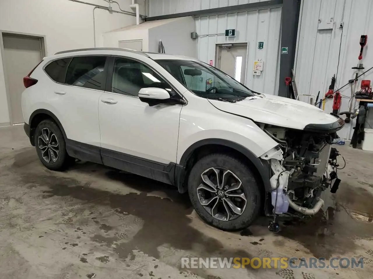 4 fotografías del automóvil dañado 2HKRW2H89LH207652 HONDA CRV 2020
