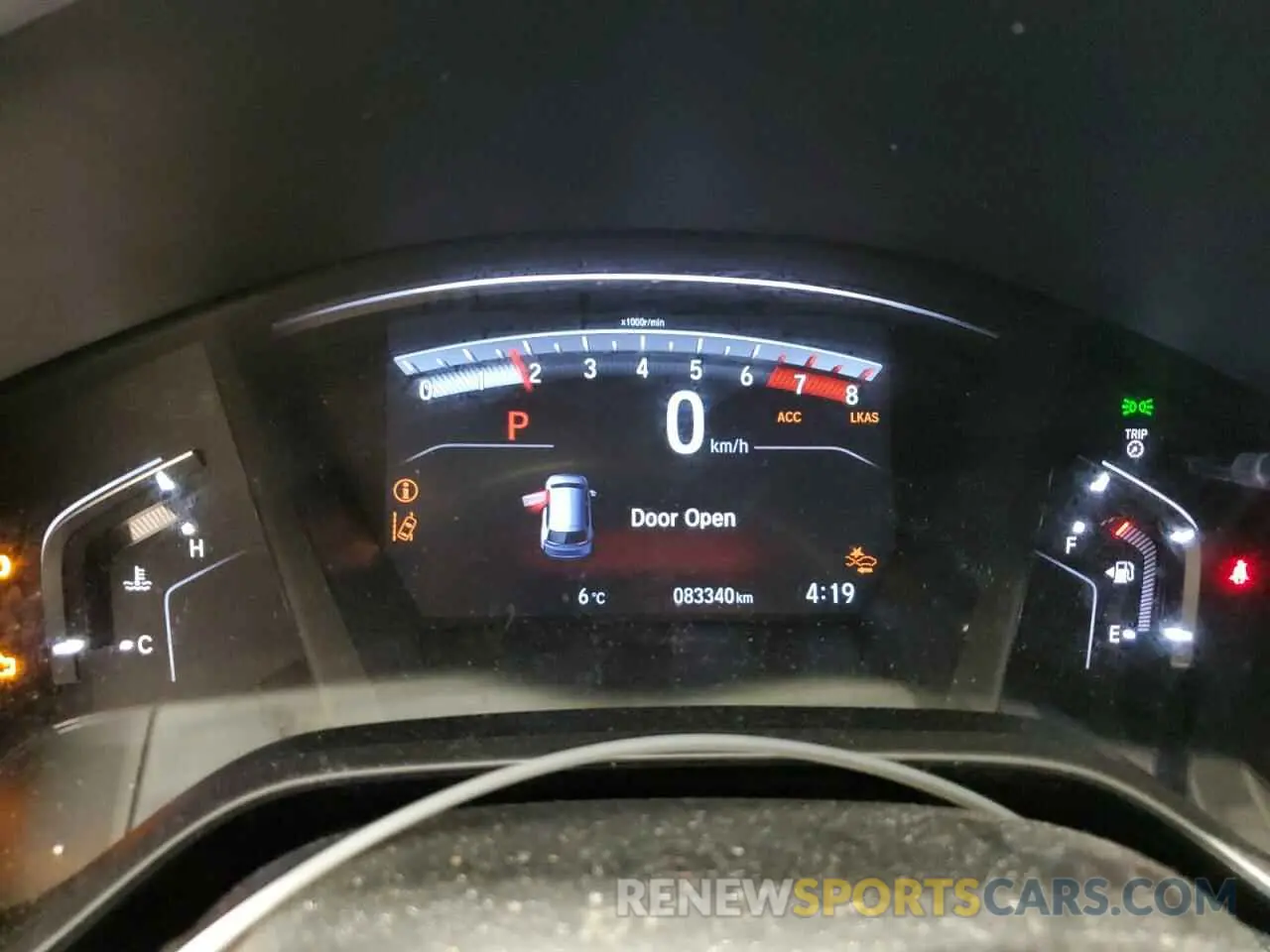 9 fotografías del automóvil dañado 2HKRW2H89LH207652 HONDA CRV 2020