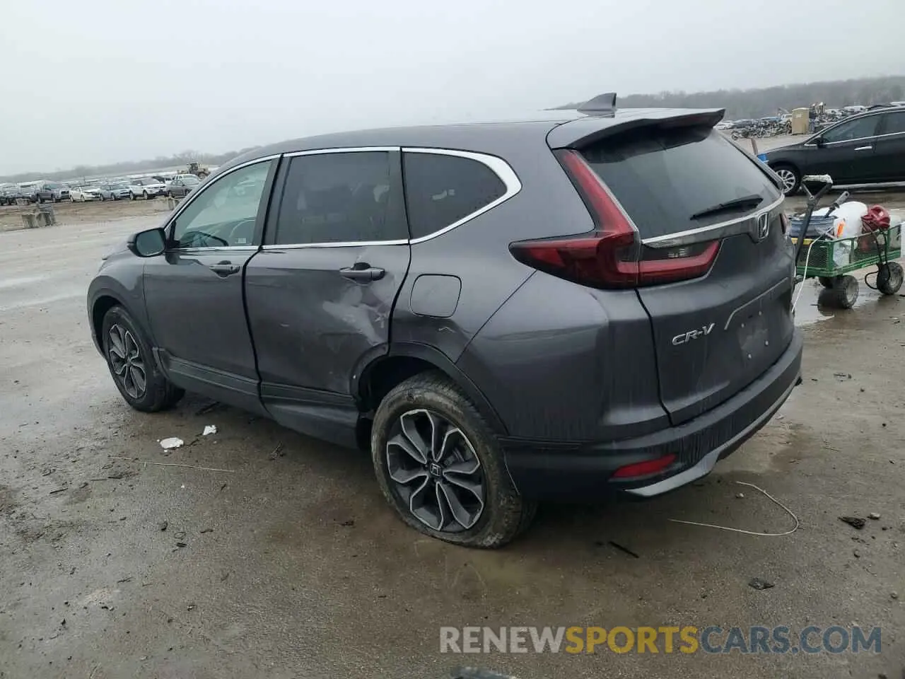 2 fotografías del automóvil dañado 2HKRW2H89LH694755 HONDA CRV 2020