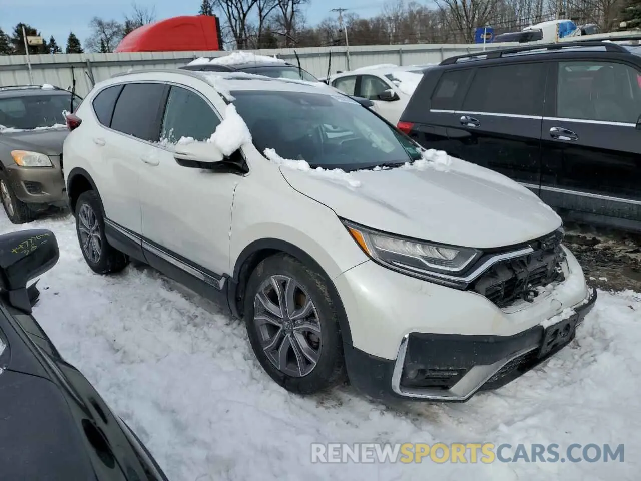 4 fotografías del automóvil dañado 2HKRW2H90LH674659 HONDA CRV 2020