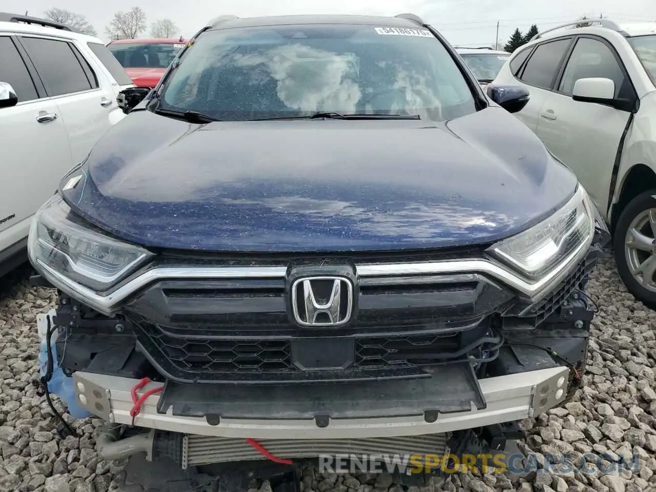 5 fotografías del automóvil dañado 2HKRW2H95LH228135 HONDA CRV 2020