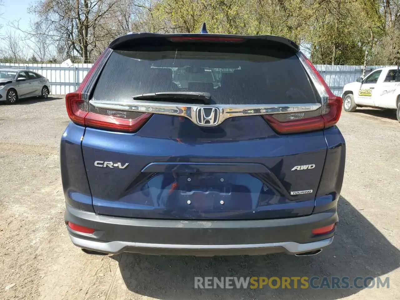6 fotografías del automóvil dañado 2HKRW2H95LH228135 HONDA CRV 2020