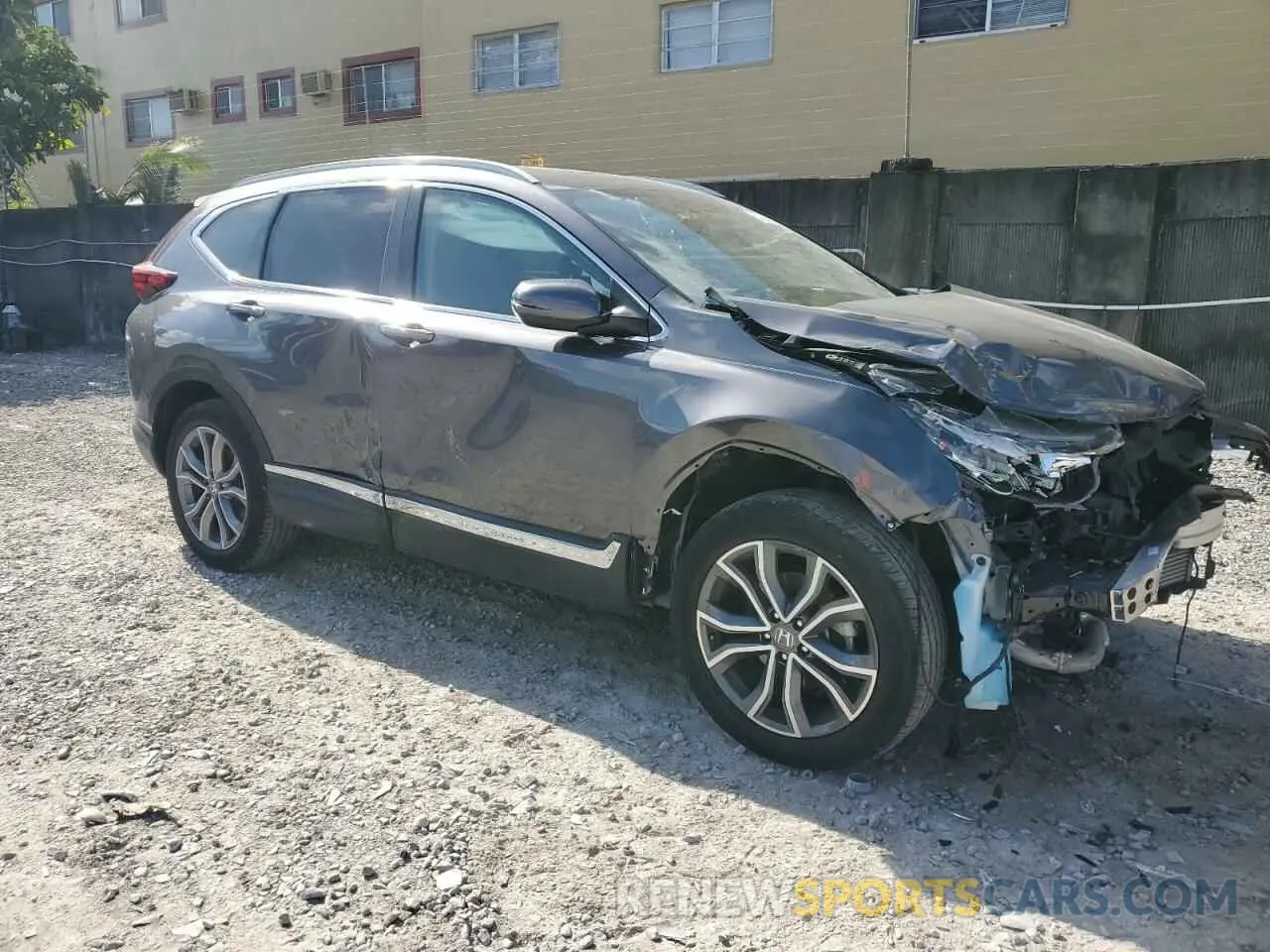 4 fotografías del automóvil dañado 2HKRW2H96LH677520 HONDA CRV 2020