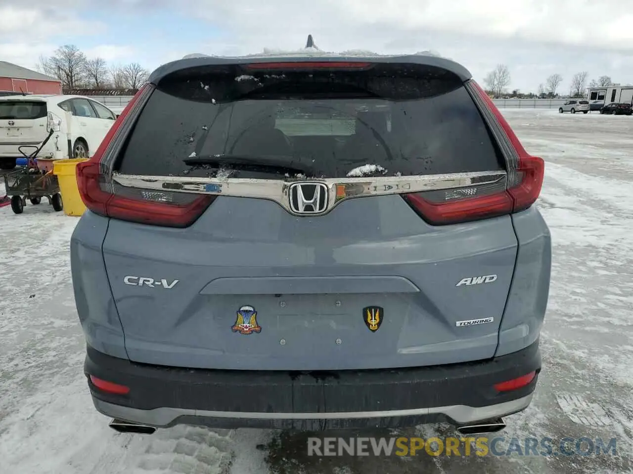 6 fotografías del automóvil dañado 2HKRW2H97LH223910 HONDA CRV 2020