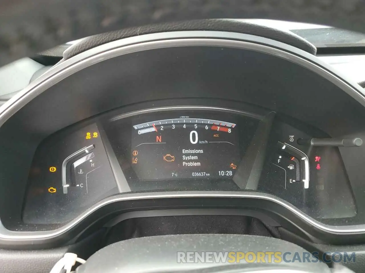 9 fotografías del automóvil dañado 2HKRW2H99LH232348 HONDA CRV 2020