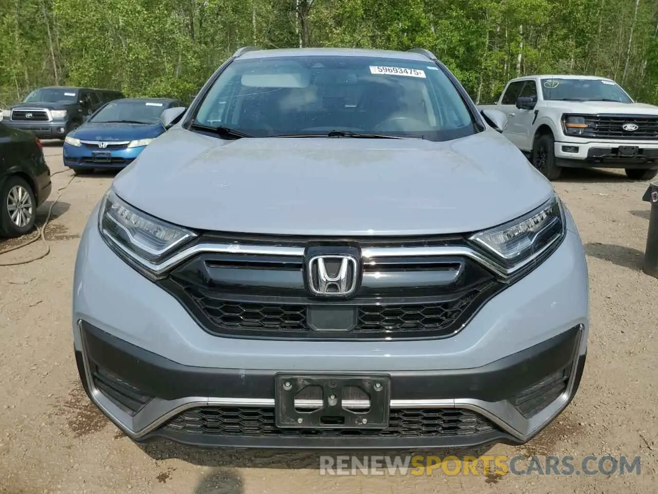 5 fotografías del automóvil dañado 2HKRW2H9XLH236764 HONDA CRV 2020