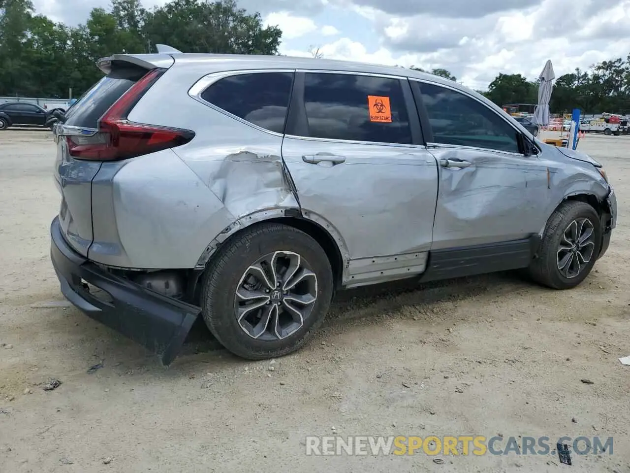 3 fotografías del automóvil dañado 5J6RW1H52LA015765 HONDA CRV 2020